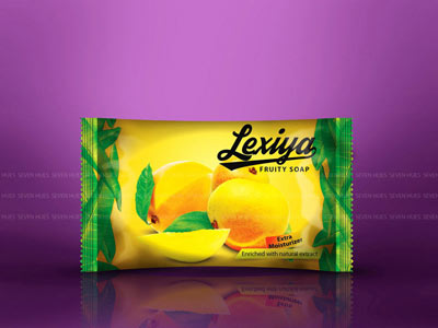mango soap label design